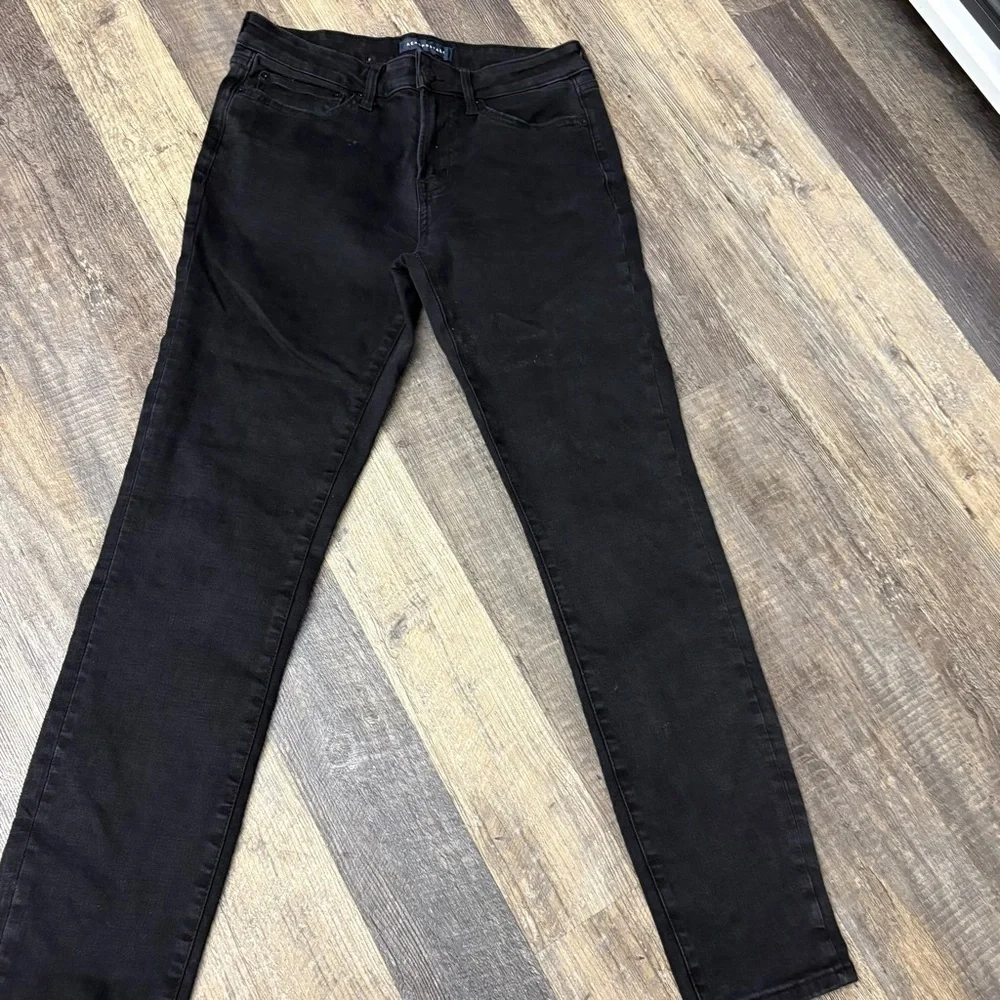 Aeropostle men’s skinny jeans 31/32 black and gray